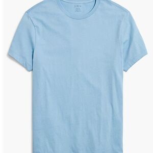 J. crew Factory Cotton Washed jersey Tee in seaside serenade size Large NWT